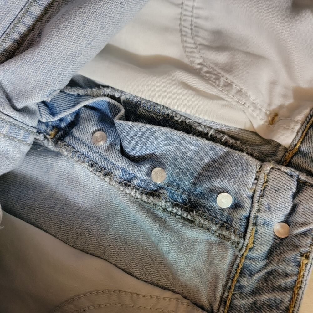 Forever 21 Wide Leg Jeans Blue Size 29 Boho - Picture 8 of 8